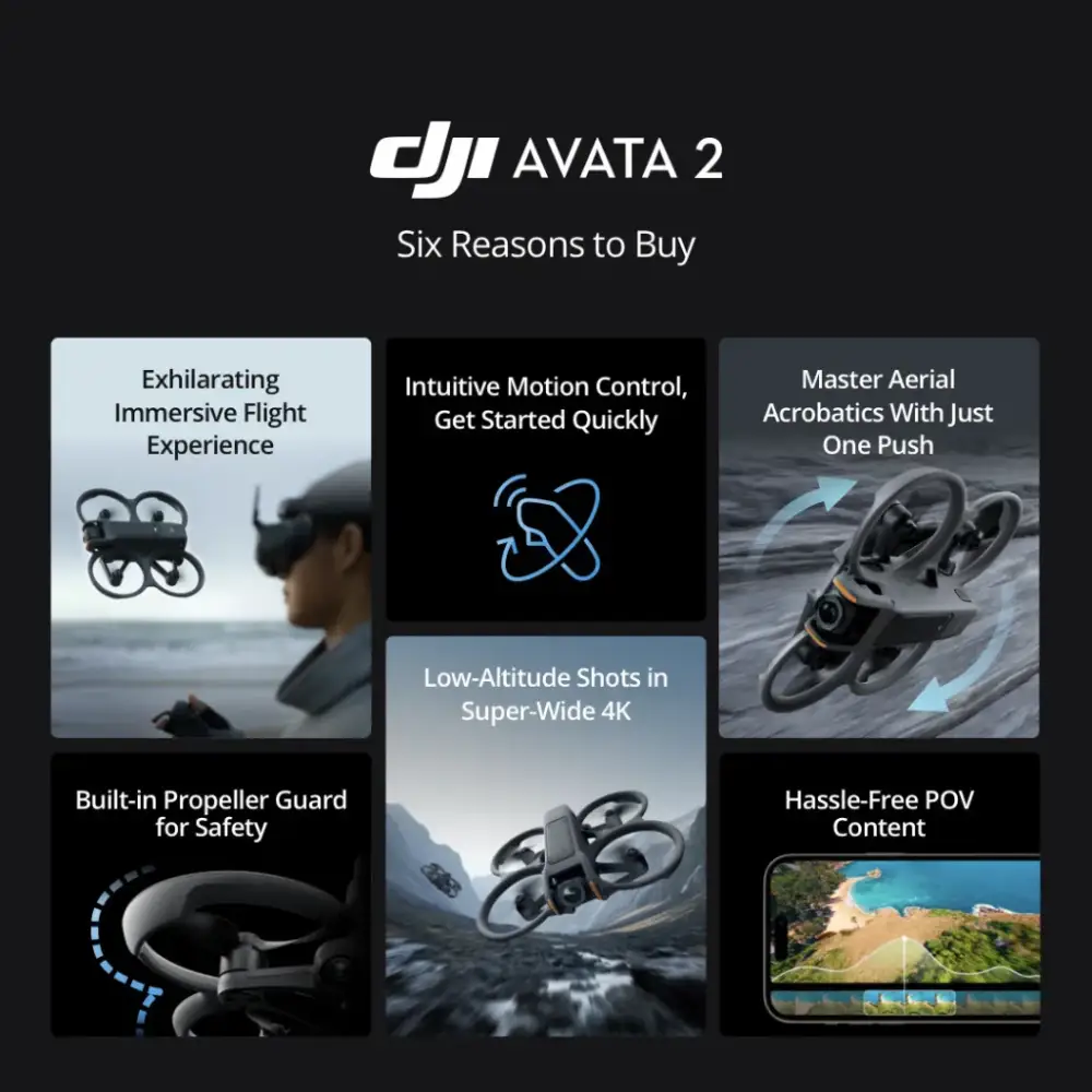 DJI Avata 2 - Fly More Combo (Three Batteries) - Image 3