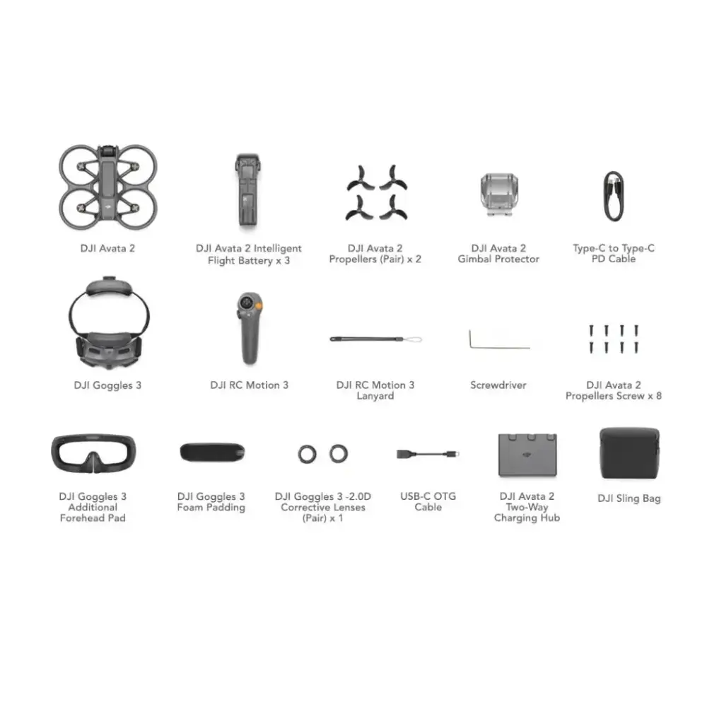 DJI Avata 2 - Fly More Combo (Three Batteries) - Image 5